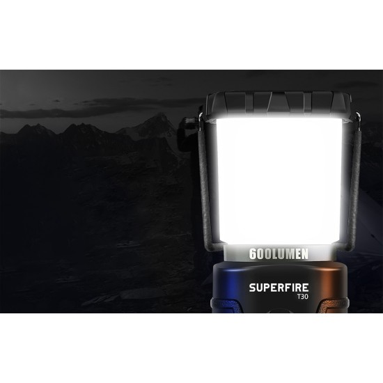 Φανάρι κάμπινγκ Superfire T30 – 600 lm, USB, 4 λειτουργίες