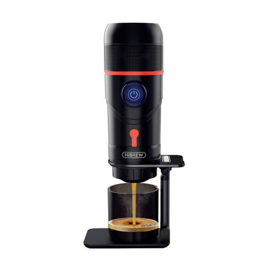HiBREW Φορητή Καφετιέρα για Κάψουλες H4 Premium 3σε1 με Θήκη 15bar (Μαύρο)
