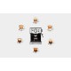 Kolbowy ekspres do kawy HiBREW H5 1050 W