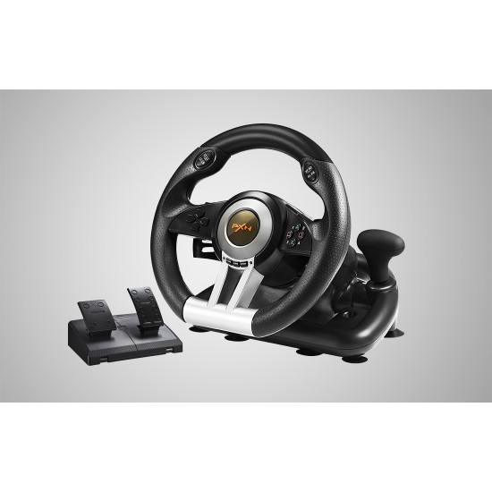 PXN Τιμονιέρα με Πετάλια V3 (PC / PS3 / PS4 / XBOX ONE / SWITCH) (Μαύρο)