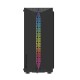 Darkflash DK151 LED θήκη υπολογιστή (μαύρη) + 3 ανεμιστήρες RGB