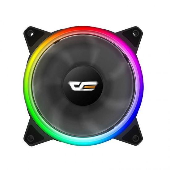 Darkflash Σετ ανεμιστήρων PC ARGB DR12 Pro 3σε1 120x120 (Μαύρο)