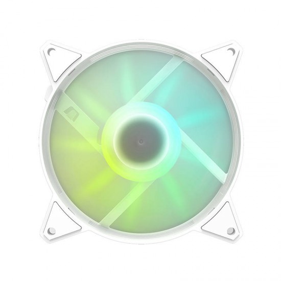 Darkflash Σετ Ανεμιστήρων PC RGB C6 3σε1 120x120 (Λευκό)