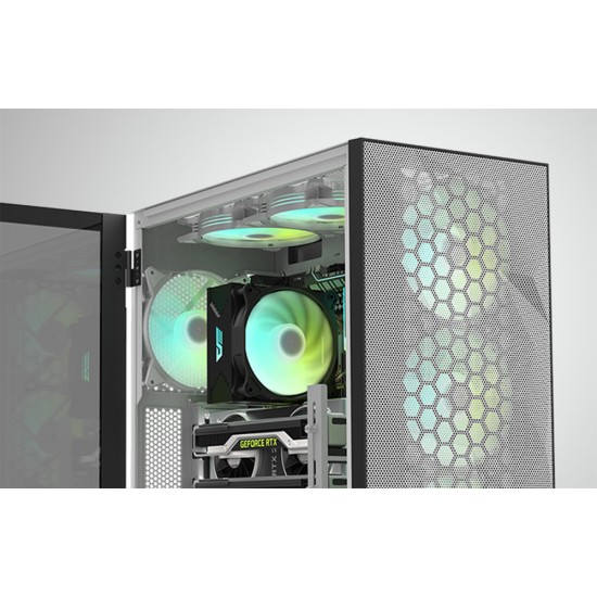 Darkflash Σετ Ανεμιστήρων PC RGB C6 3σε1 120x120 (Λευκό)