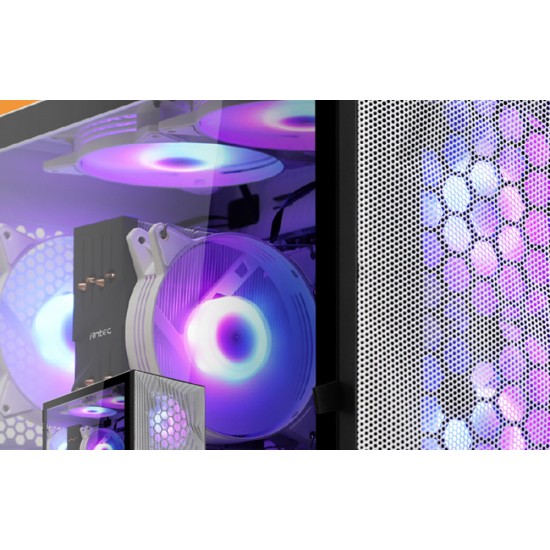 Darkflash Σετ Ανεμιστήρων PC RGB C6 3σε1 120x120 (Λευκό)