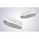 Wireless Ergonomic Keyboard Delux GM901D BT+2.4G (white) (QWERTY)