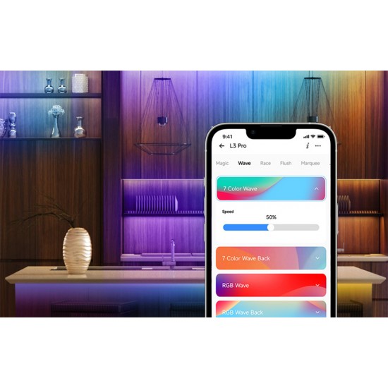 Sonoff Έξυπνη Ταινία Φωτός WiFi RGBIC LED L3 Pro 5m