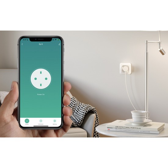 Gosund Έξυπνη Πρίζα WiFi EP8 16A Tuya (Λευκό)