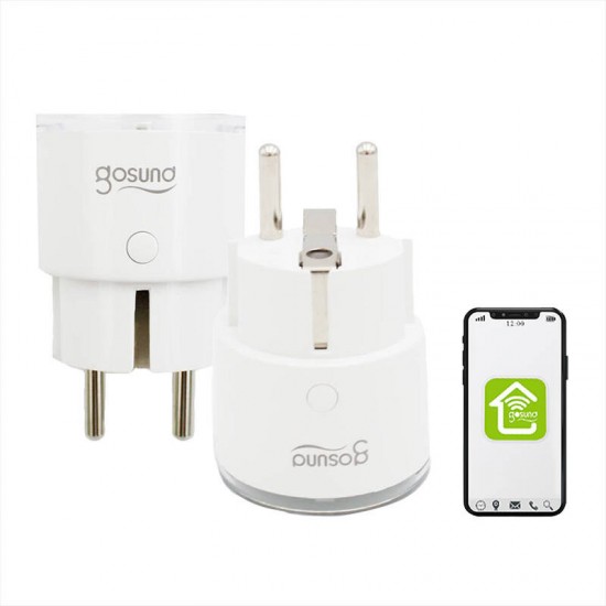 Gosund Έξυπνη Πρίζα WiFi SP111 3680W 16A Tuya (Λευκό)
