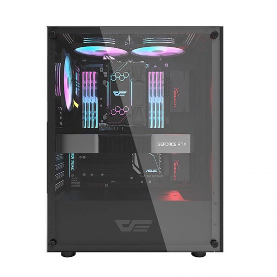 Darkflash Κουτί Υπολογιστή DK100 (Mαύρο)