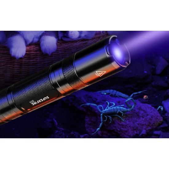 UV Flashlight Superfire Z01, 365NM, USB