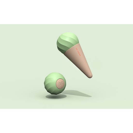 Cheerble Διαδραστική Mπάλα για Γάτες Ice Cream (Πράσινο)