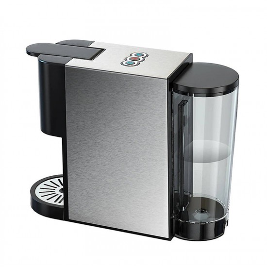 HiBREW Καφετιέρα για Κάψουλες H3A 4σε1 19bar (Μαύρο/Ασημί)