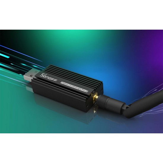 Sonoff Πύλη ZigBee 3.0 USB Dongle Plus-E (Home Assistant, openHAB, Zigbee2MQTT) (Μαύρο)