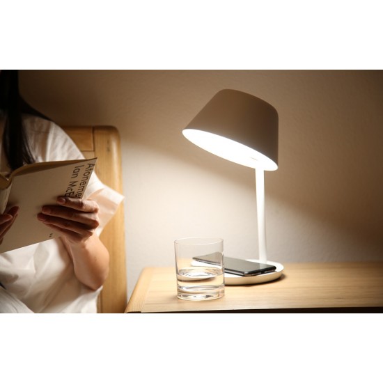 Yeelight Έξυπνο Φωτιστικό Κομοδίνου με Ασύρματο Φορτιστή Staria Pro (Λευκό)