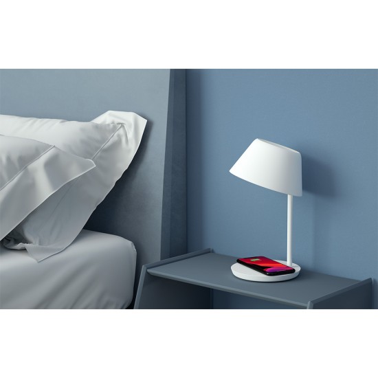 Yeelight Έξυπνο Φωτιστικό Κομοδίνου με Ασύρματο Φορτιστή Staria Pro (Λευκό)