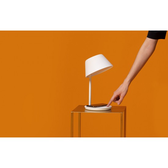 Yeelight Έξυπνο Φωτιστικό Κομοδίνου με Ασύρματο Φορτιστή Staria Pro (Λευκό)