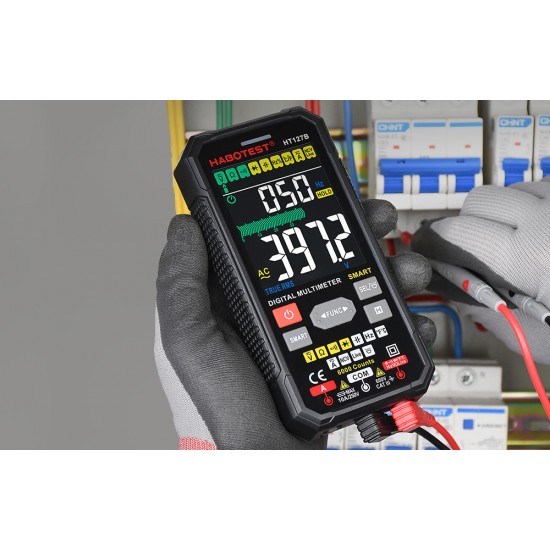 Habotest Ψηφιακό Πολύμετρο Γενικής Χρήσης HT127B (Μαύρο)