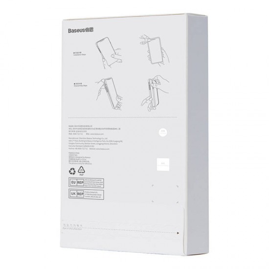 Baseus Θήκη Crystal Series για iPhone 14 Plus + Προστατευτικό Οθόνης Tempered Glass (Διαφανές)