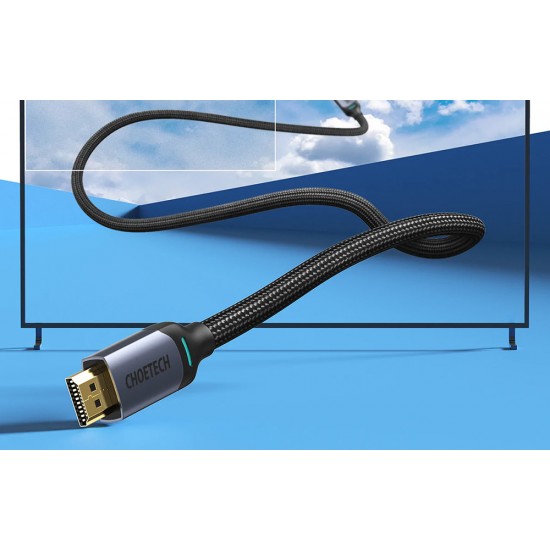 HDMI to HDMI cable Choetech XHH01, 8K, 2m (black) HDMI to HDMI cable Choetech XHH01, 8K, 2m (black)