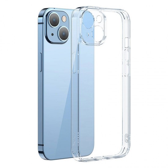 Baseus Θήκη SuperCeramic και Προστατευτικό Οθόνης Temperred Glass για iPhone 14 Plus (Διαφανές)