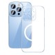 Baseus Θήκη Crystal Magnetic και Προστατευτικό Οθόνης Temperred Glass για iPhone 14 Pro Max (Διαφανές)