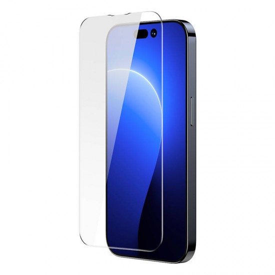 Baseus Προστατευτικό Οθόνης Crystal Tempered Glass 0.3mm για iPhone 14 Pro (2τμχ) (Διαφανές)
