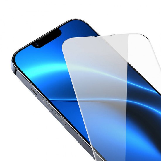 Baseus Προστατευτικό Οθόνης Crystal Tempered Glass 0.3mm για iPhone 14 Plus/13 Pro Max (2τμχ) (Διαφανές)