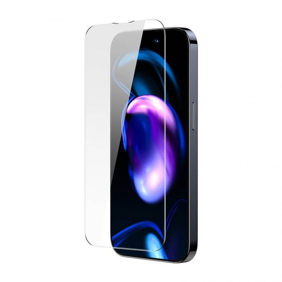Baseus Προστατευτικό Οθόνης Crystal Tempered Glass 0.3mm για iPhone 14 Pro Max (2τμχ) (Διαφανές)