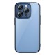 Baseus Θήκη Glitter και Προστατευτικό Οθόνης Tempered Glass για iPhone 14 Pro Max (Μπλε/Διαφανές)