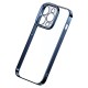 Baseus Θήκη Glitter και Προστατευτικό Οθόνης Tempered Glass για iPhone 14 Pro (Μπλε/Διαφανές)