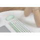 Wireless keyboard + mouse set MOFII Bean 2.4G (White-Green)