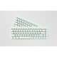 Wireless keyboard + mouse set MOFII Bean 2.4G (White-Green)