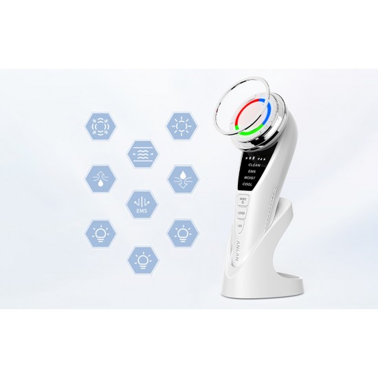 Ultrasonic facial massager with light therapy ANLAN 01-ADRY15-001