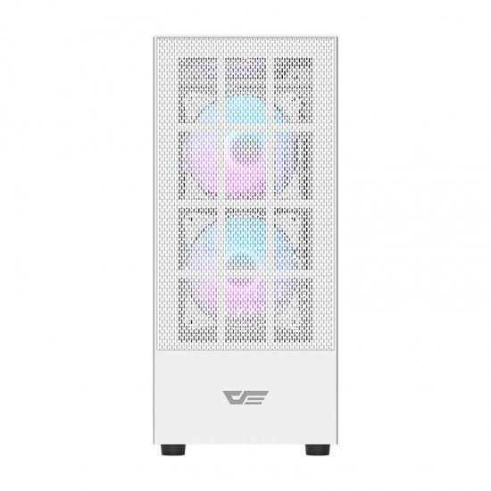 Θήκη υπολογιστή Darkflash A290 (λευκή) + 3 ανεμιστήρες RGB