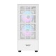 Θήκη υπολογιστή Darkflash A290 (λευκή) + 3 ανεμιστήρες RGB
