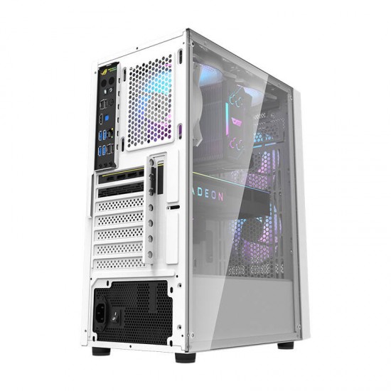 Θήκη υπολογιστή Darkflash A290 (λευκή) + 3 ανεμιστήρες RGB