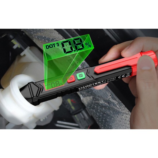 Habotest Ψηφιακός Δοκιμαστής Υγρών Φρένων HT662 (Μαύρο)