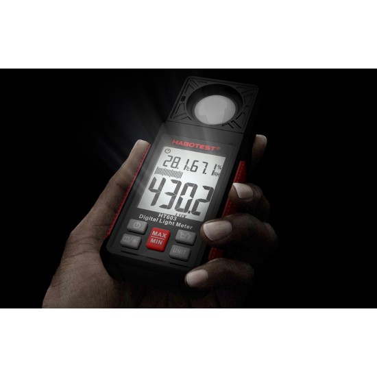 Habotest Ψηφιακός Μετρητής Φωτός HT603 (Μαύρο)