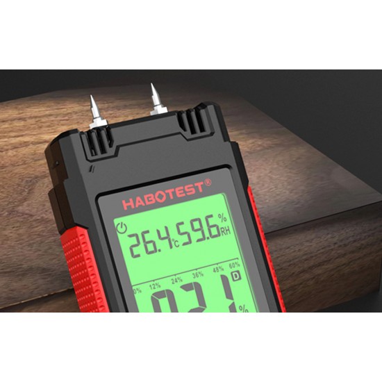 Habotest Μετρητής Υγρασίας Υλικών HT633 (Μαύρο) Habotest Μετρητής Υγρασίας Υλικών HT633 (Μαύρο)