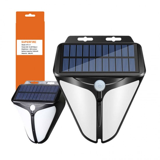 Ηλιακό φανάρι Superfire FF11-F – 6W, 280 lm, 1500 mAh