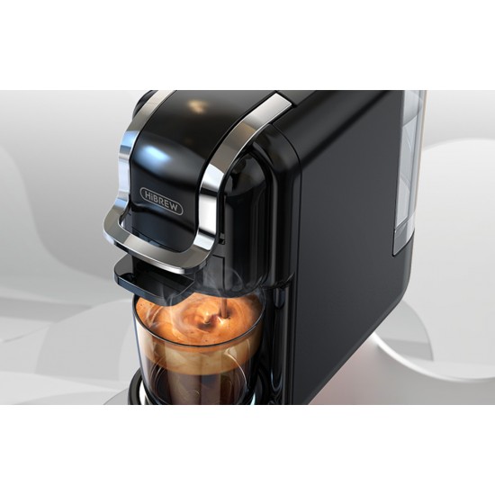 HiBREW Καφετιέρα για Κάψουλες H2B 5σε1 19bar (Μαύρο)