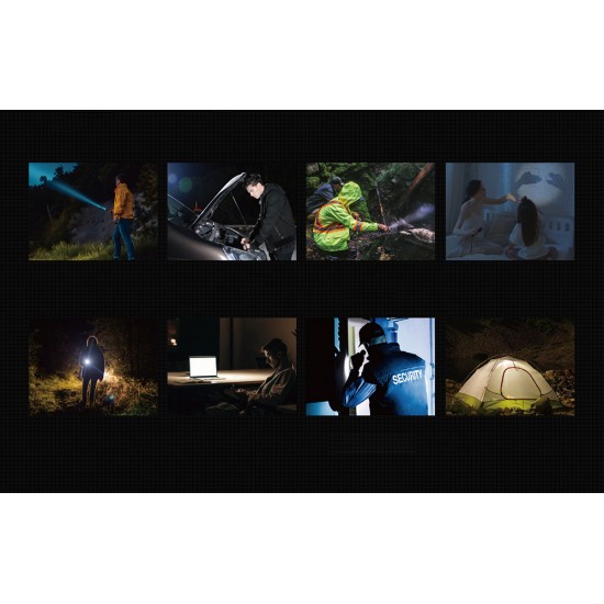 Φακός Superfire GTS6 – 360 lm, USB-C, 7W, 5 λειτουργίες, 150 μ.