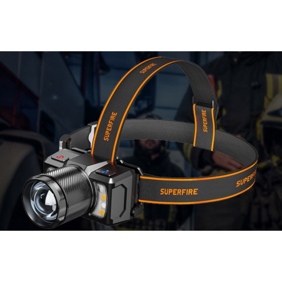 Headlight Superfire HL25, 700lm, USB-C