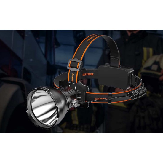 Φακός κεφαλής Superfire HL60 – 2300 lm, 4 λειτουργίες, 330 μ., 36W LED