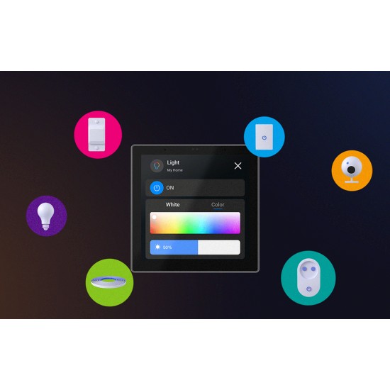 Smart Control Panel Matter WiFi/Bluetooth/ZigBee Sonoff NSPanel Pro (white)