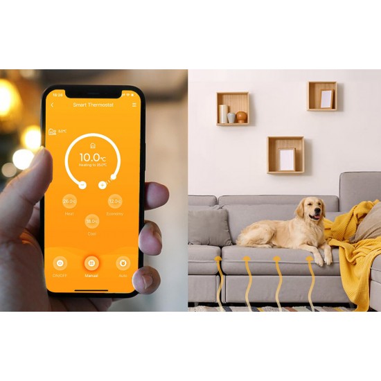 Meross Έξυπνος Θερμοστάτης MTS200HK(EU) WiFi HomeKit (Λευκό)