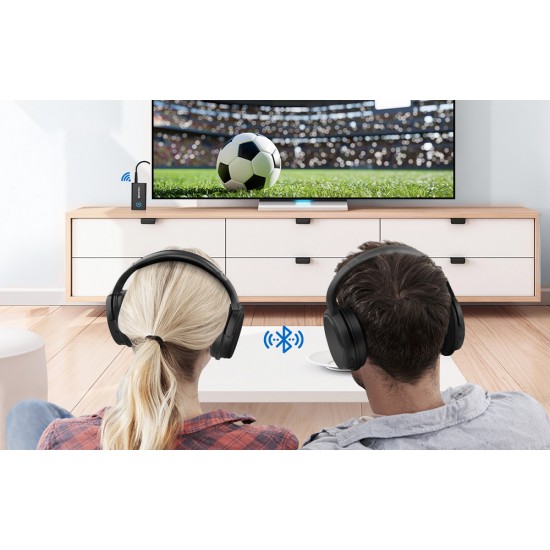 Blitzwolf/BlitzMax Πομποδέκτης Bluetooth 5.2 BT05, aptX (Μαύρο)