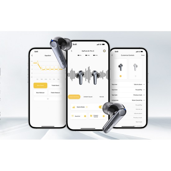 EarFun Ασύρματα Ακουστικά TWS Air Pro 3 ANC (Μαύρο)