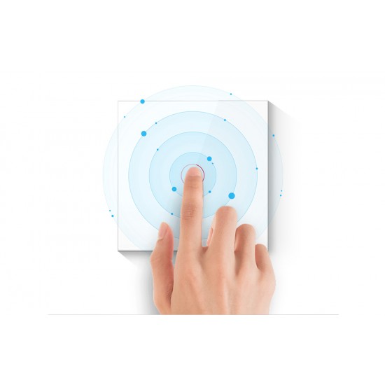 Avatto Έξυπνος Διακόπτης Χωνευτός WiFi TS02-EU-W3 (3 κουμπιά) TUYA (Λευκό)